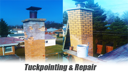 Tuckpointing Is Often Required On Chimneys